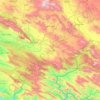 Mapa topográfico Khorramabad County, altitud, relieve
