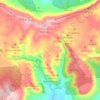 Mapa topográfico Somolinos, altitud, relieve