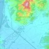 Mapa topográfico Campiglia Marittima, altitud, relieve