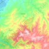Mapa topográfico Ferraguig, altitud, relieve