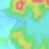 Mapa topográfico Juaseh Dam, altitud, relieve