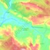 Mapa topográfico Hortezuela de Océn, altitud, relieve