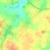 Mapa topográfico Swardeston, altitud, relieve