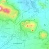 Mapa topográfico Telica, altitud, relieve