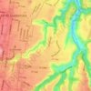 Mapa topográfico Zona 5, altitud, relieve