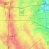 Mapa topográfico West Allis, altitud, relieve