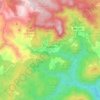 Mapa topográfico Gallifa, altitud, relieve