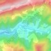 Mapa topográfico Berrobi, altitud, relieve