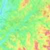 Mapa topográfico 71120, altitud, relieve