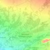 Mapa topográfico Tarudant, altitud, relieve