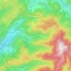 Mapa topográfico Haut-du-Them-Château-Lambert, altitud, relieve