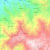 Mapa topográfico Chilla, altitud, relieve