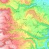Mapa topográfico Apchat, altitud, relieve
