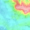 Mapa topográfico Beuvron-en-Auge, altitud, relieve