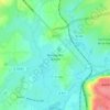 Mapa topográfico Marcey-les-Grèves, altitud, relieve