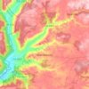 Mapa topográfico Fuentenovilla, altitud, relieve