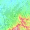 Mapa topográfico Riaza, altitud, relieve