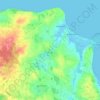 Mapa topográfico Klütz, altitud, relieve