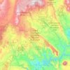 Mapa topográfico Grand Staircase–Escalante National Monument, altitud, relieve