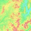 Mapa topográfico 71220, altitud, relieve
