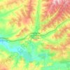 Mapa topográfico Burgo de Osma-Ciudad de Osma, altitud, relieve