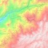 Mapa topográfico Chunchi, altitud, relieve