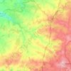 Mapa topográfico 87160, altitud, relieve