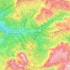 Mapa topográfico Sëlva - Wolkenstein - Selva di Val Gardena, altitud, relieve