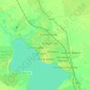 Mapa topográfico Chascomús, altitud, relieve