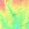 Mapa topográfico Plainfield, altitud, relieve