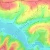 Mapa topográfico Wamel, altitud, relieve