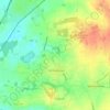 Mapa topográfico Old Buckenham, altitud, relieve
