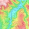 Mapa topográfico 43110, altitud, relieve