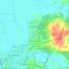 Mapa topográfico South Wootton, altitud, relieve