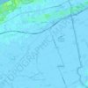 Mapa topográfico Ghyvelde, altitud, relieve