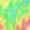 Mapa topográfico Saint-Dier-d'Auvergne, altitud, relieve