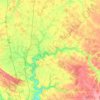 Mapa topográfico 86400, altitud, relieve