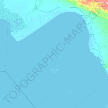 Mapa topográfico Howmeh-ye Deylam RD, altitud, relieve
