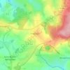 Mapa topográfico Chahains, altitud, relieve