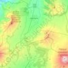 Mapa topográfico Machachi, altitud, relieve