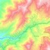 Mapa topográfico Huigra, altitud, relieve