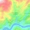 Mapa topográfico Santa Marinha do Zêzere, altitud, relieve
