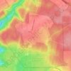 Mapa topográfico Montigny, altitud, relieve