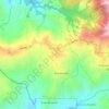 Mapa topográfico Guayabo, altitud, relieve