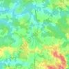 Mapa topográfico Saint-Méard-de-Gurçon, altitud, relieve