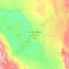 Mapa topográfico Lut Desert, altitud, relieve