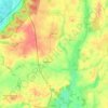 Mapa topográfico Mistorf, altitud, relieve
