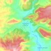 Mapa topográfico Huérmeces del Cerro, altitud, relieve