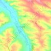 Mapa topográfico Homps, altitud, relieve