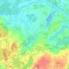Mapa topográfico Gülzow-Prüzen, altitud, relieve
